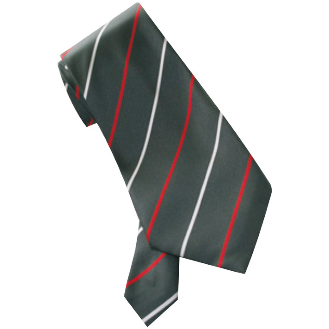 Krawatte: Langbinder oder Regattes | anthrazit-gestreift