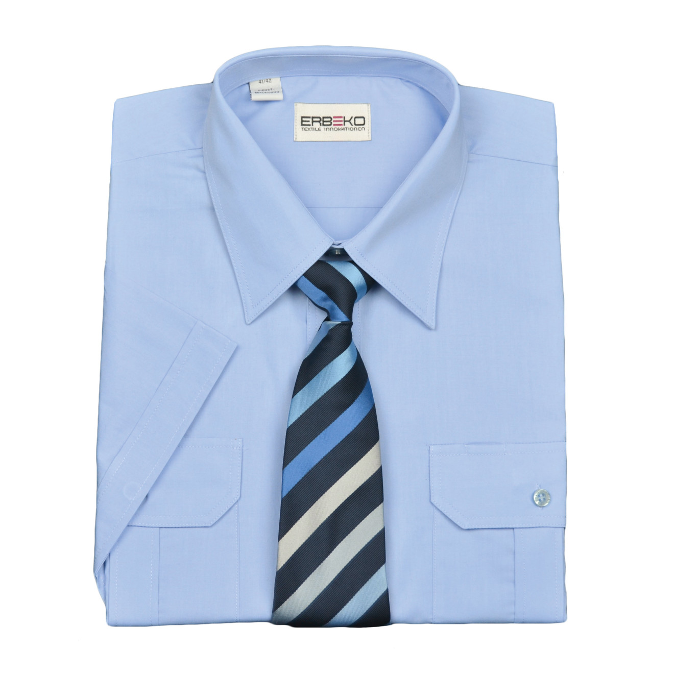ERBEKO Pilot-Hemd 1/2-Arm | 5 Farben