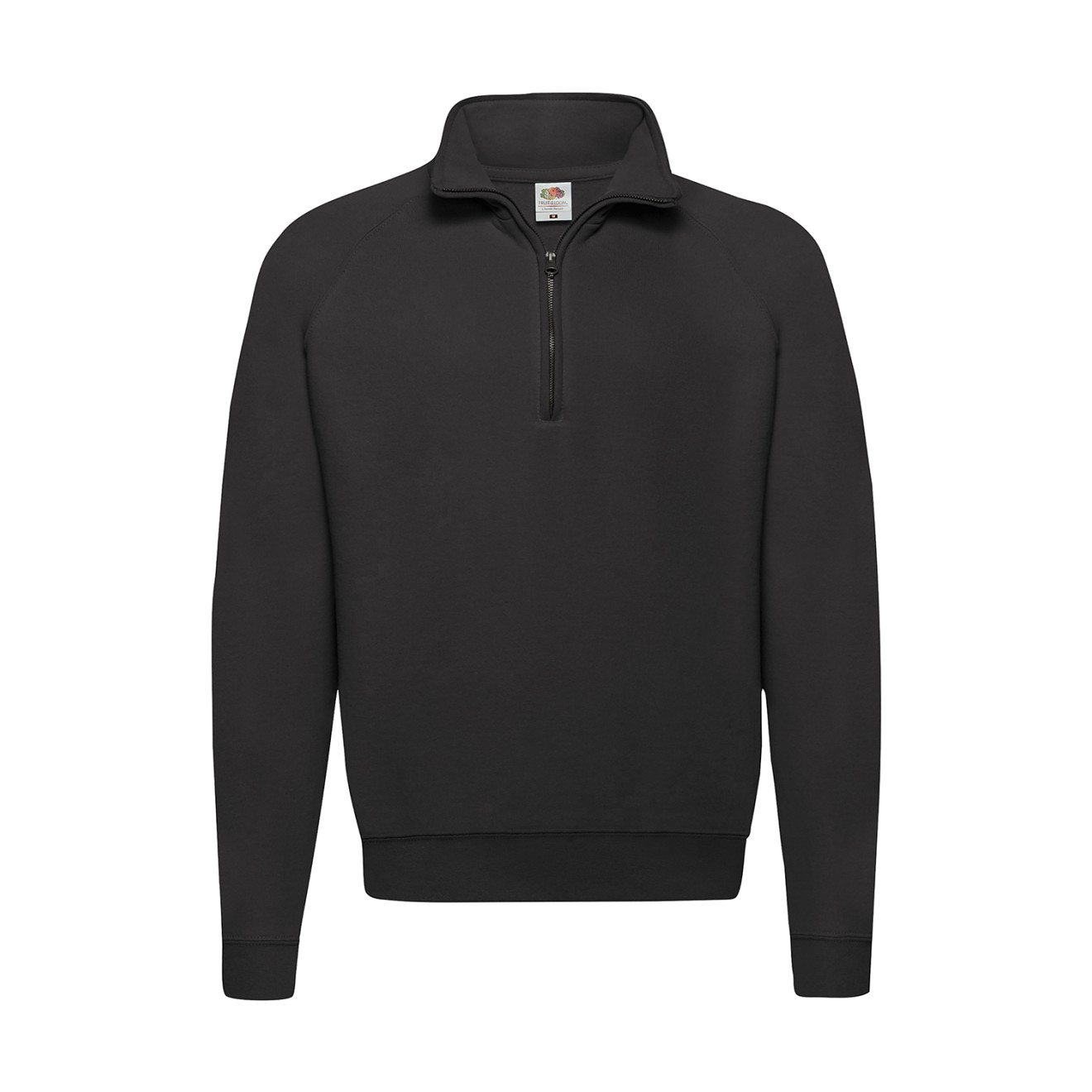 1/4 Zip-Neck-Sweatshirt - Mischgewebe | bis 2XL