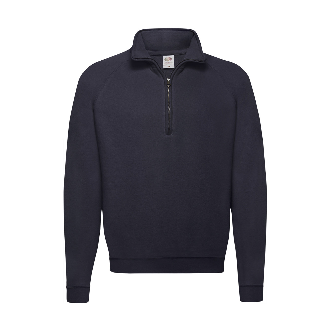 1/4 Zip-Neck-Sweatshirt - Mischgewebe | bis 2XL