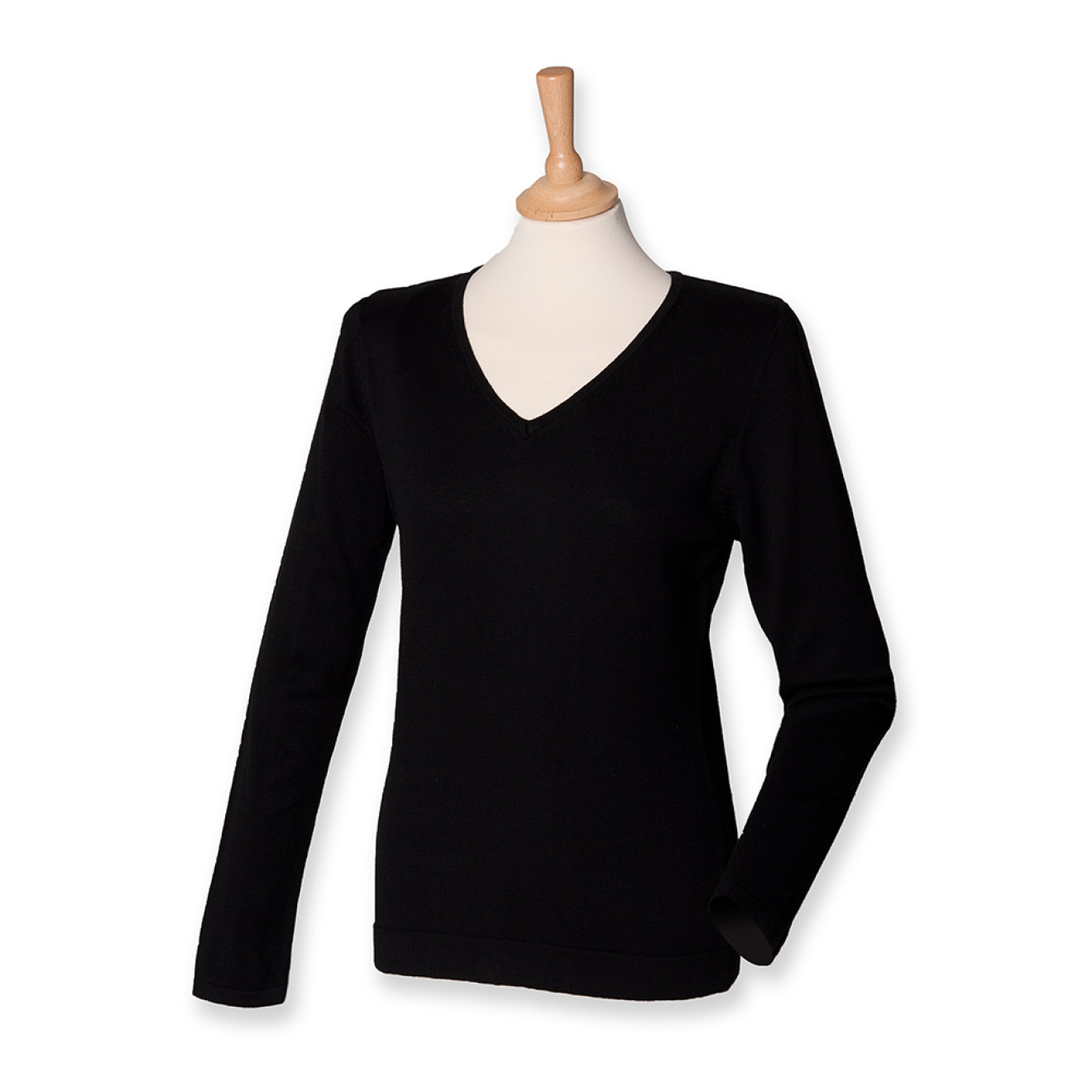 Ladies Feinstrick V-Pullover | Grössen XXS - 4XL