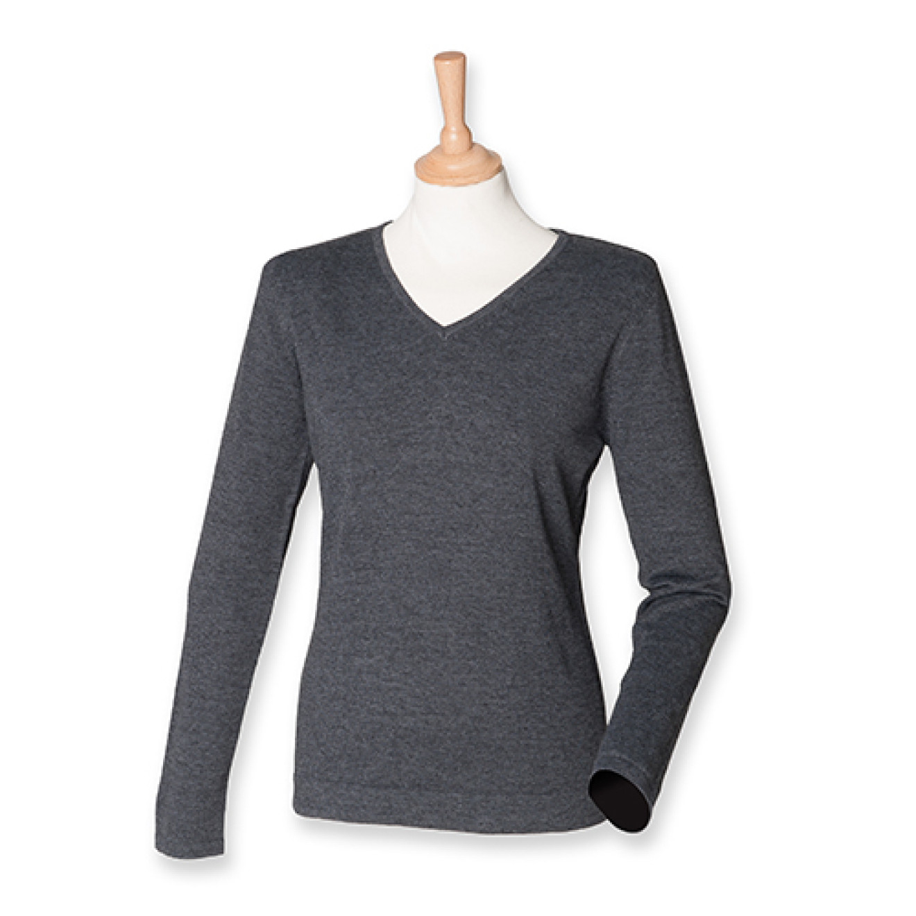 Ladies Feinstrick V-Pullover | Grössen XXS - 4XL