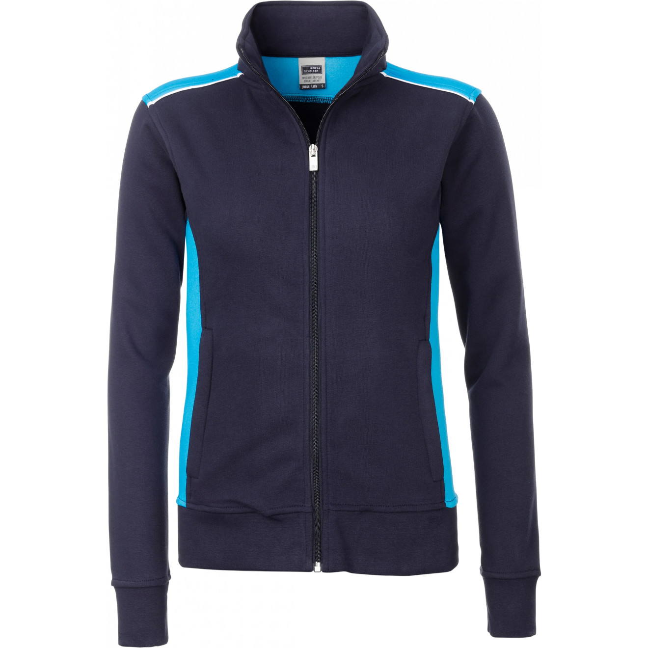 Damen Sweat Jacke COLOR | bis 4XL
