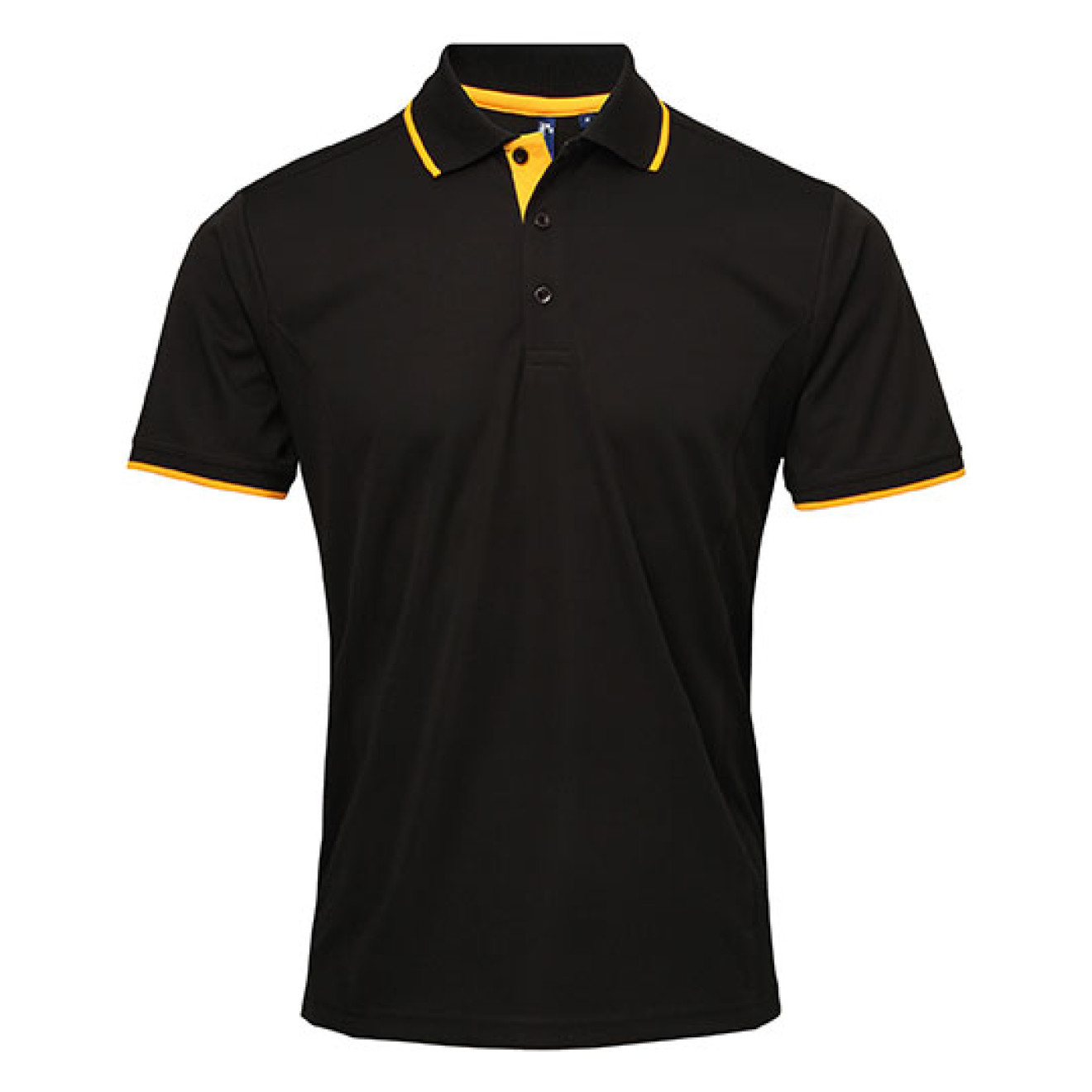 Mens Contrast Coolchecker Polo - Polyester | bis 4XL