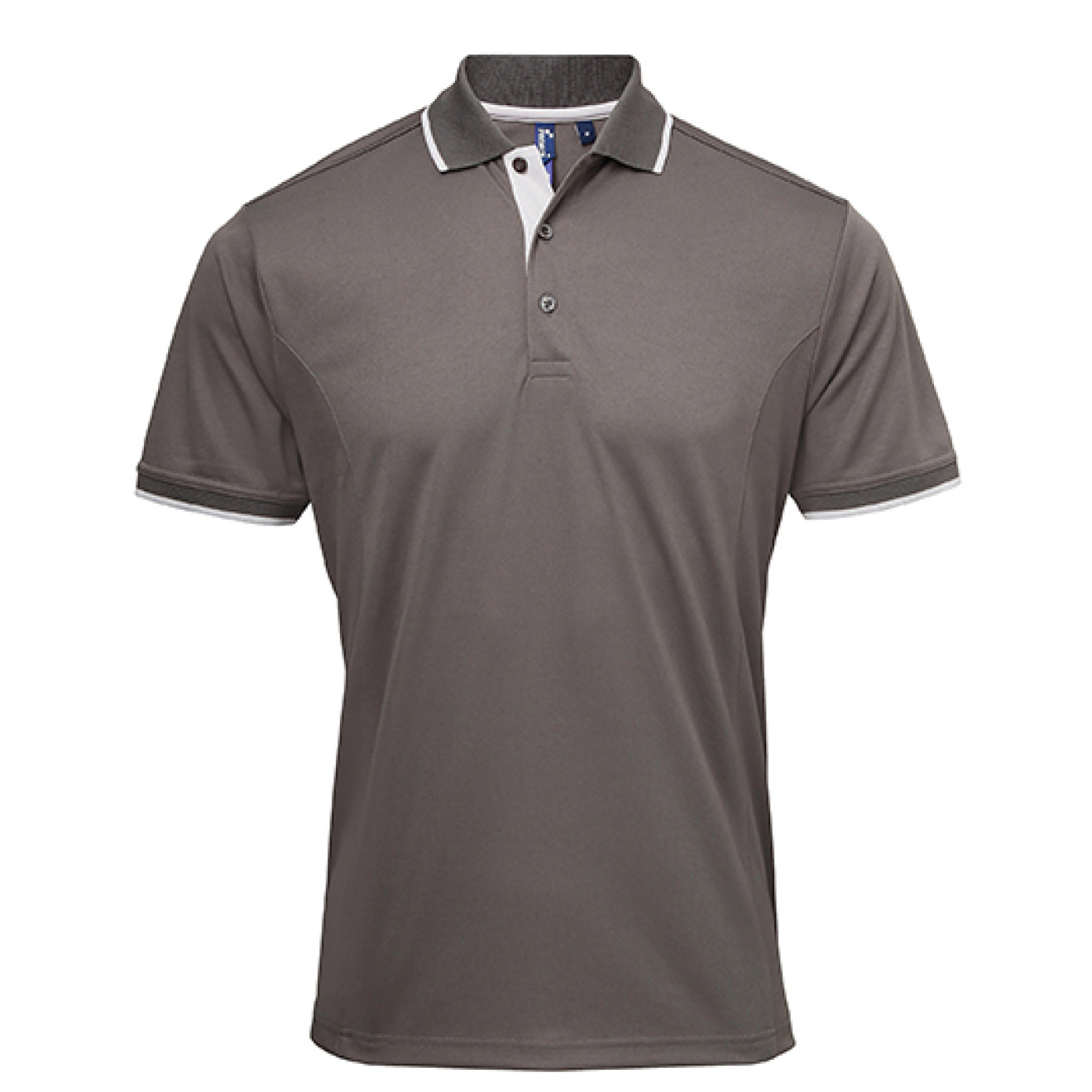 Mens Contrast Coolchecker Polo - Polyester | bis 4XL