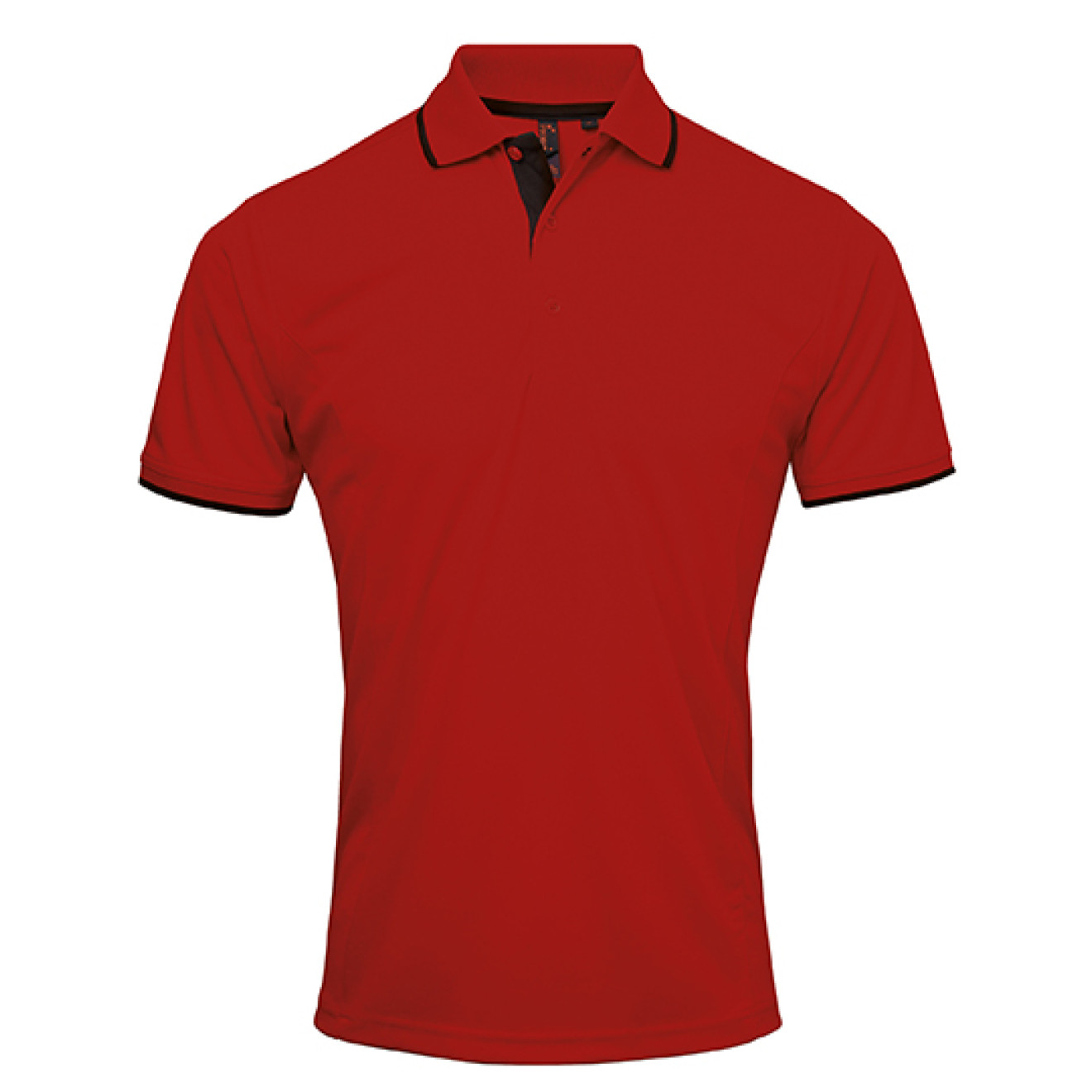 Mens Contrast Coolchecker Polo - Polyester | bis 4XL