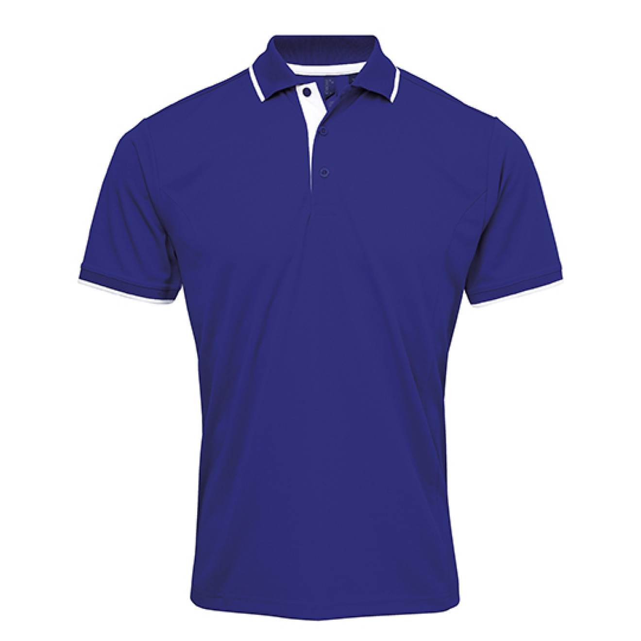 Mens Contrast Coolchecker Polo - Polyester | bis 4XL