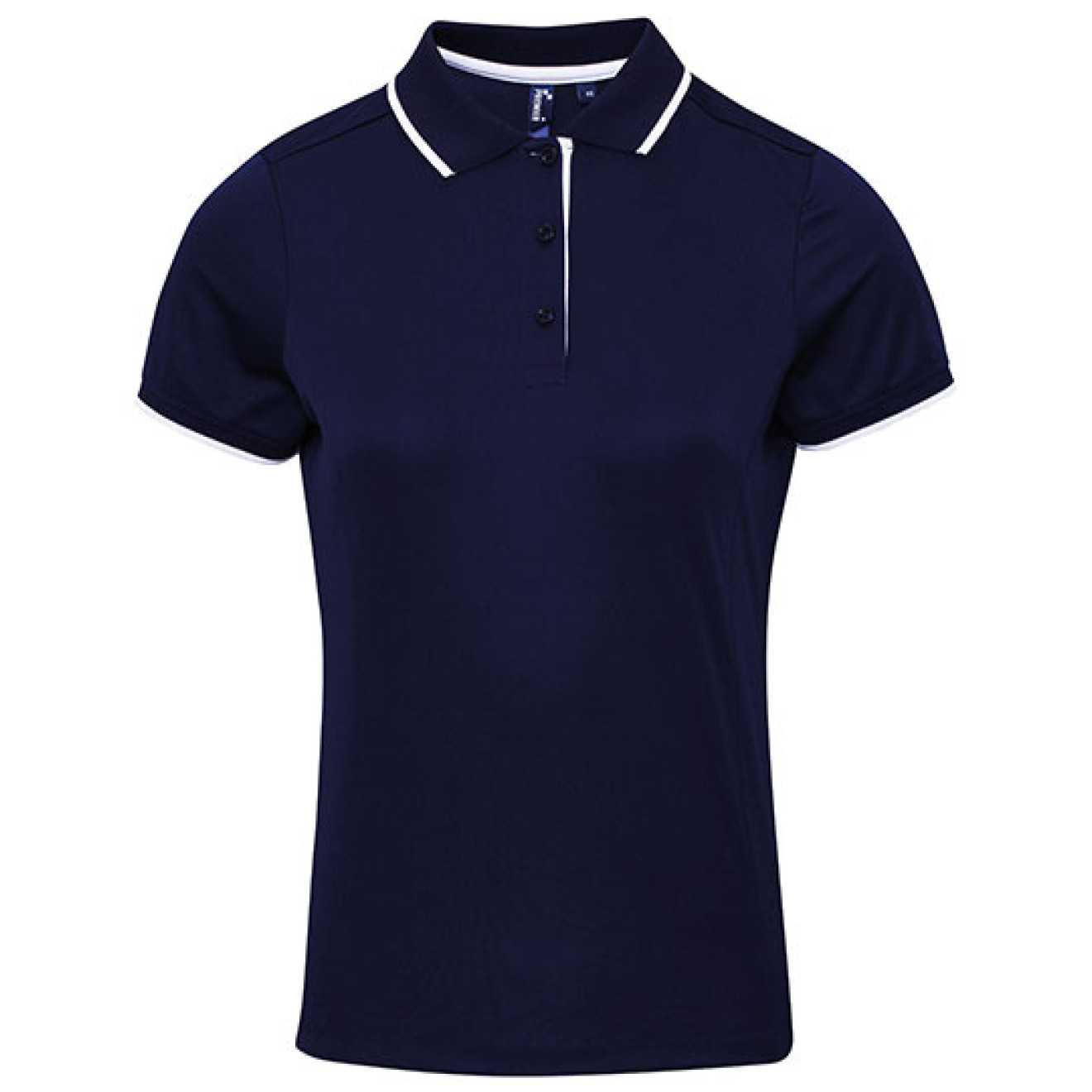 Ladies Contrast Coolchecker Polo - Polyester | bis 2XL