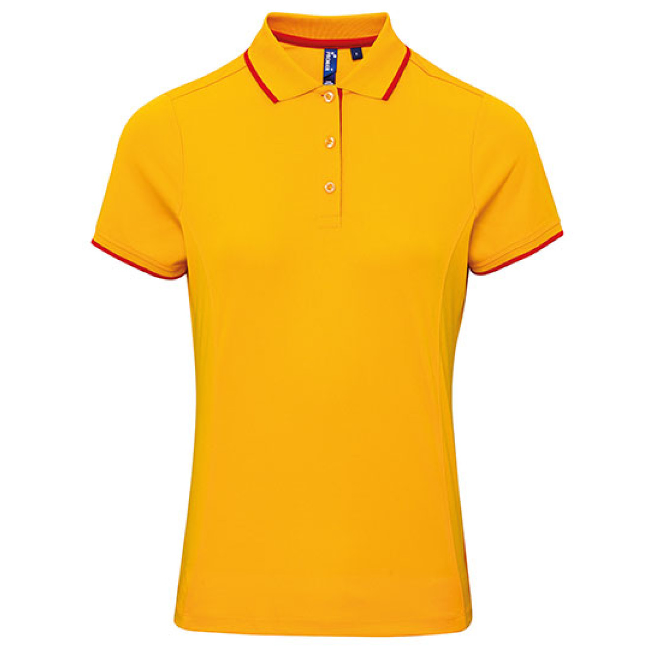 Ladies Contrast Coolchecker Polo - Polyester | bis 2XL