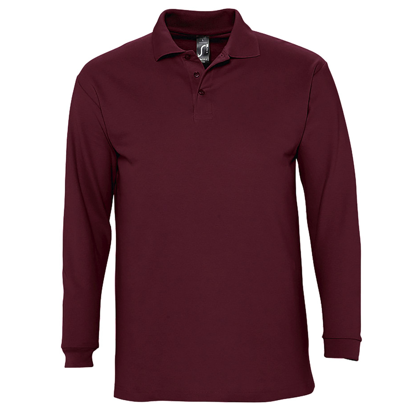 Langarm-Polo, 100% Baumwolle | bis 2XL