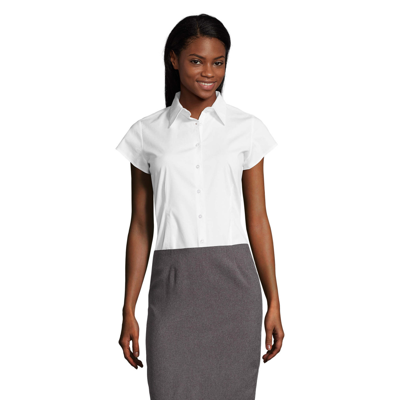 EXCESS Damen Stretch-Bluse 1/2-Arm | bis 3XL