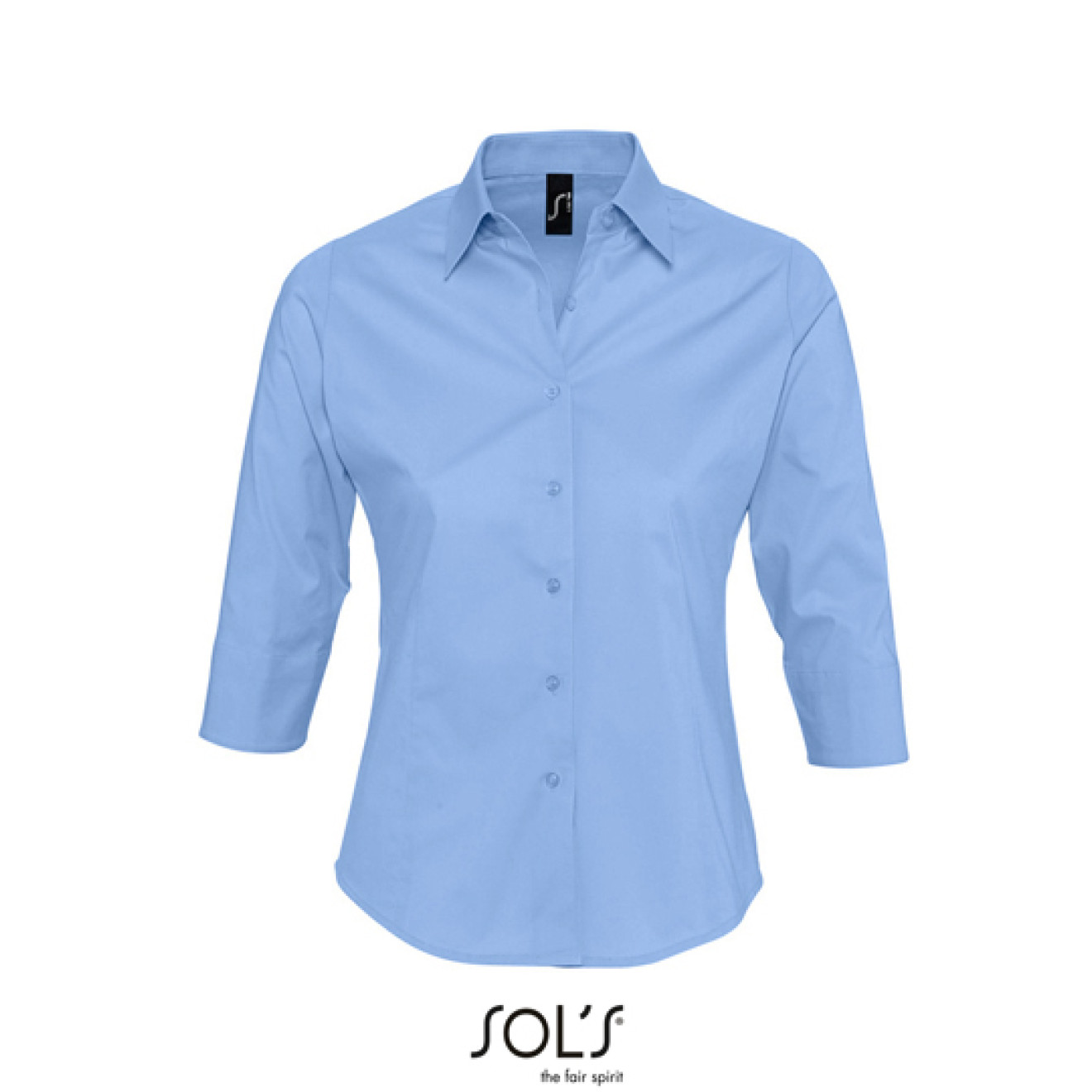 EFFECT Damen Stretch-Bluse 3/4-Arm