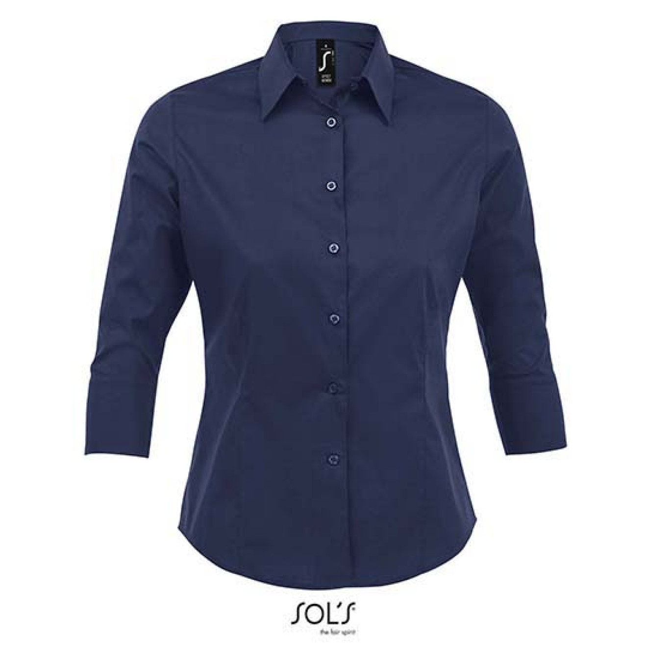 EFFECT Damen Stretch-Bluse 3/4-Arm