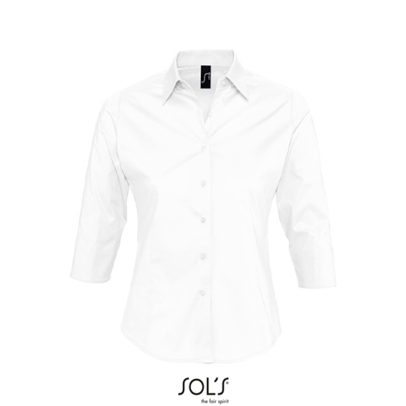 EFFECT Damen Stretch-Bluse 3/4-Arm