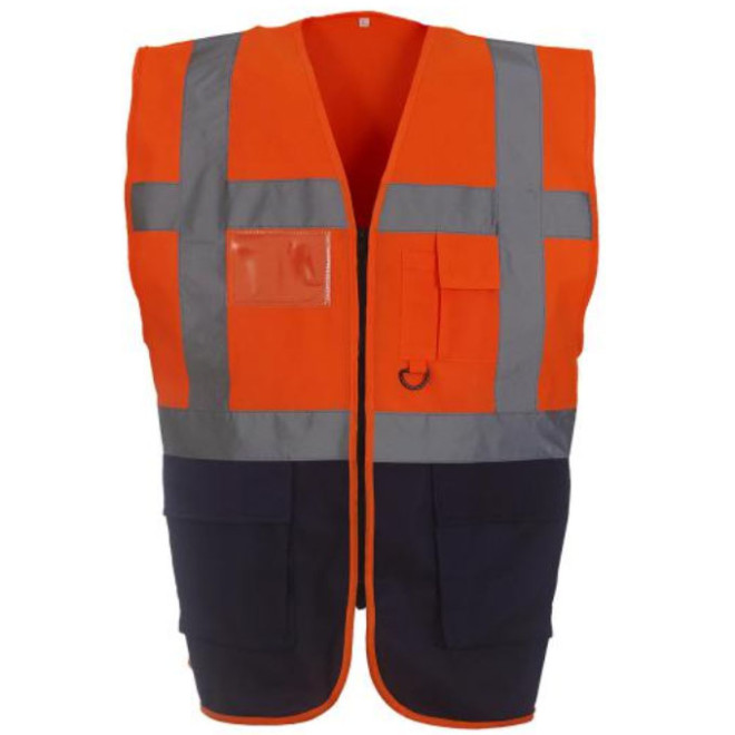 Warn- und Signalweste Executive, Farben YOKO: orange/black