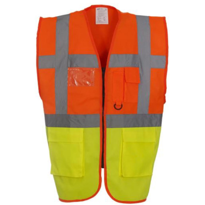 Warn- und Signalweste Executive, Farben YOKO: orange/yellow