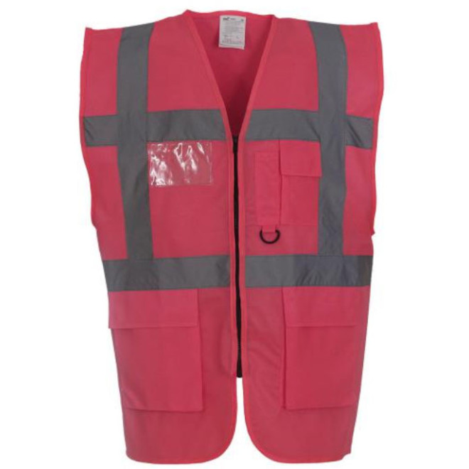 Warn- und Signalweste Executive, Farben YOKO: pink