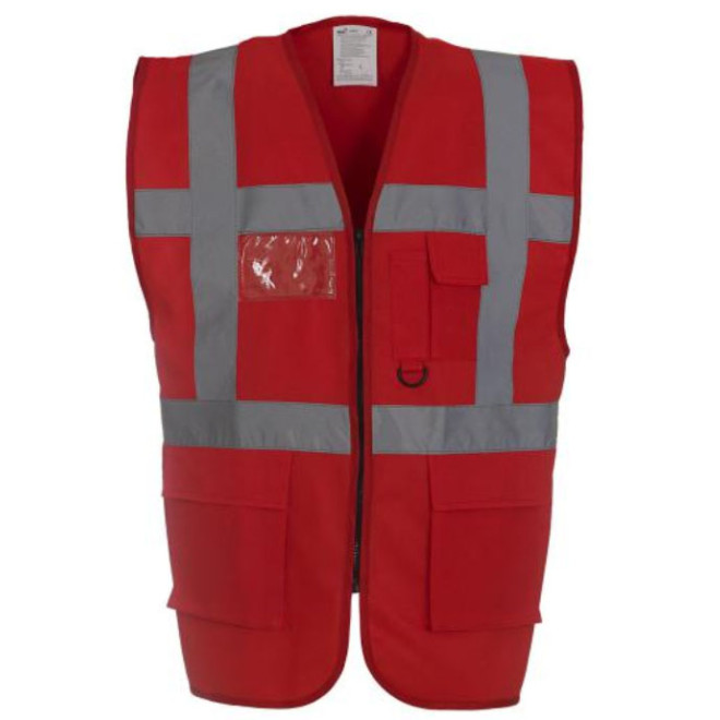 Warn- und Signalweste Executive, Farben YOKO: red