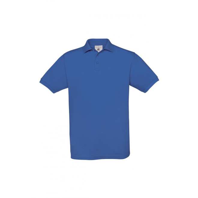 Piqué Polo Safran - Baumwolle | bis 2XL, Farben: royal