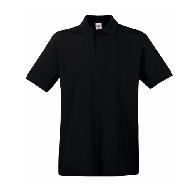 Premium Polo - Baumwolle | bis 3XL, Farben: black