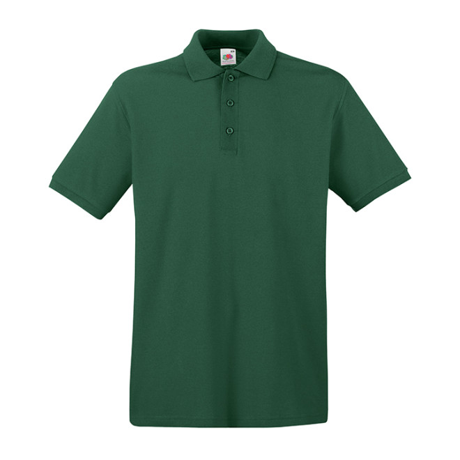 Premium Polo - Baumwolle | bis 3XL, Farben: bottle green