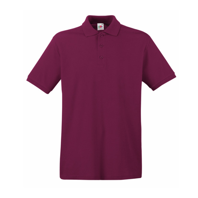 Premium Polo - Baumwolle | bis 3XL, Farben: burgundy