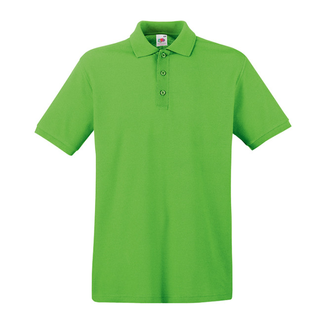 Premium Polo - Baumwolle | bis 3XL, Farben: lime