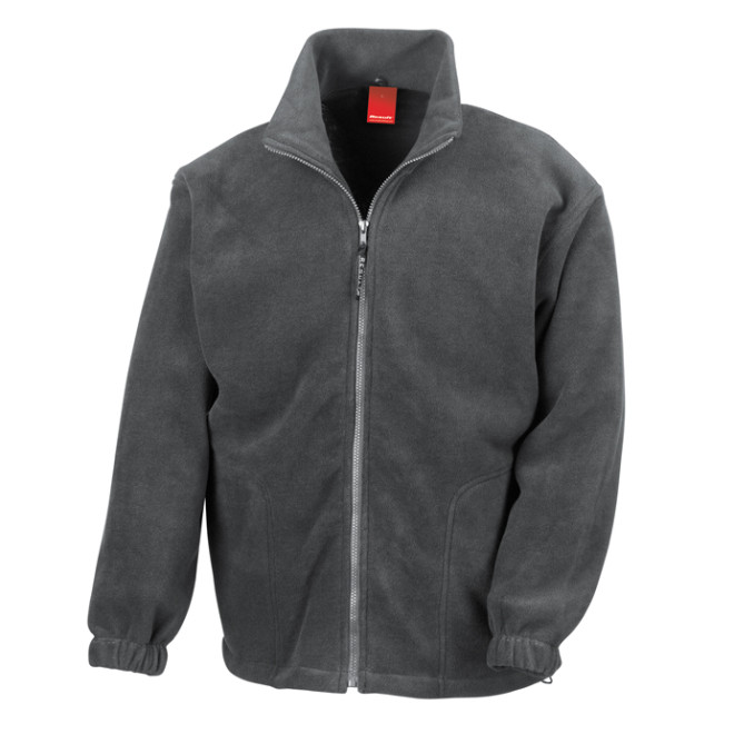 Full Zip Active Fleece Jacke | bis 2XL, Farben Result Fleece: oxford grey