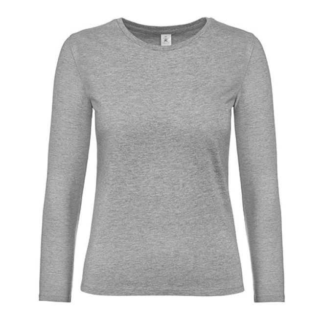 Longsleeve-T Women | bis 3XL, Farben: sports grey