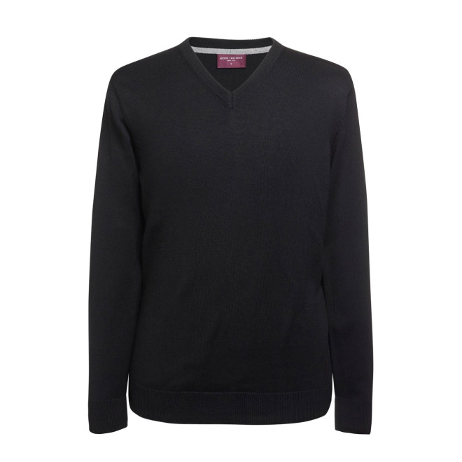 Herren V-Pullover BOSTON | bis 3XL, Farben: schwarz