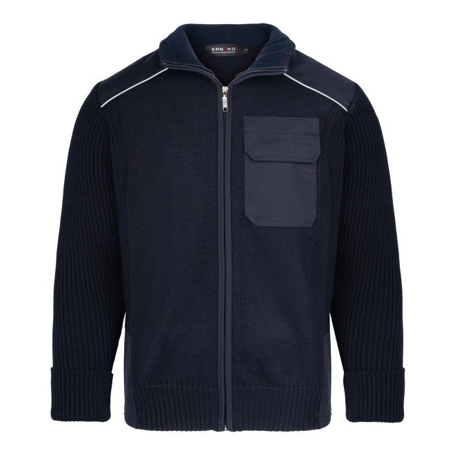 Security Dienst-Strickjacke | bis 5XL, Farben: marine