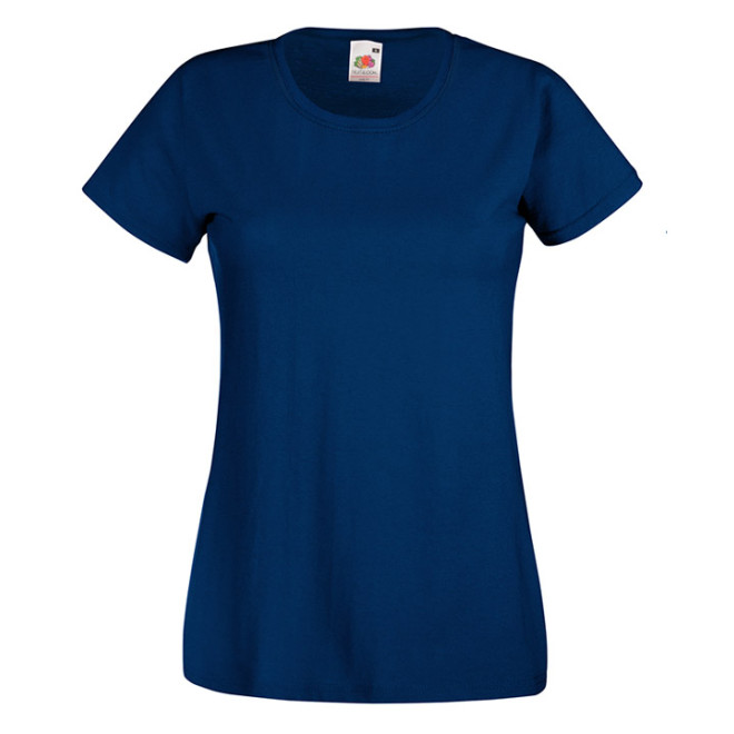 Lady-Fit Valueweight T | Baumwolle, bis 2XL, Farben Fruit of the Loom: navy