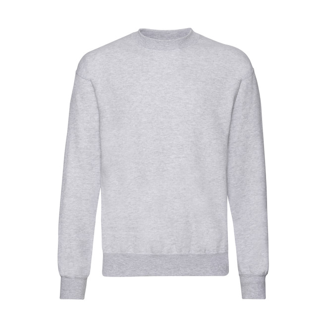 Set In Sweatshirt - Mischgewebe | bis 2XL, Farben: heather grey