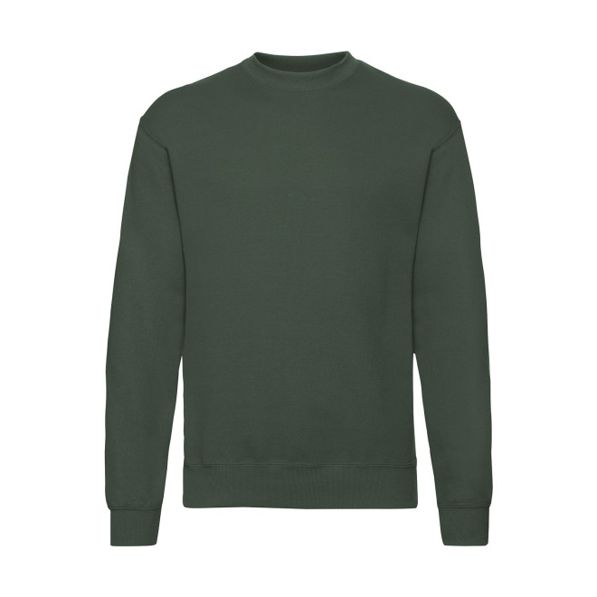 Set In Sweatshirt - Mischgewebe | bis 2XL, Farben: bottle green