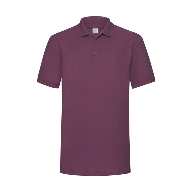 Heavyweight Polo - Mischgewebe | bis 3XL, Farben: burgundy