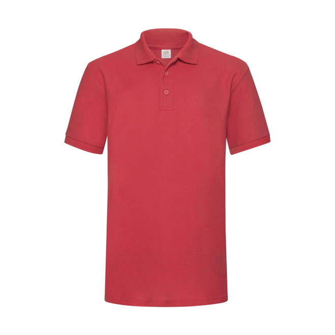Heavyweight Polo - Mischgewebe | bis 3XL, Farben: classic red