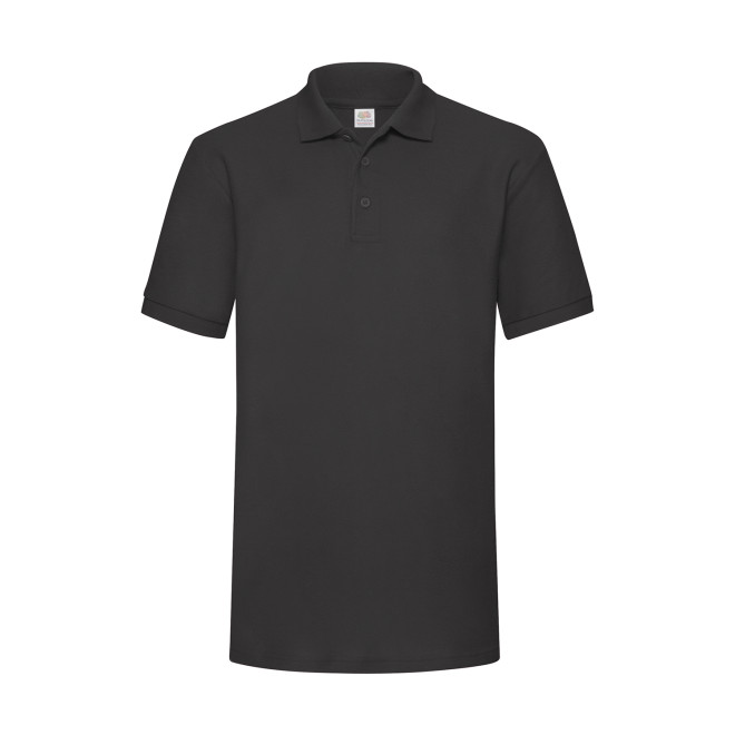 Heavyweight Polo - Mischgewebe | bis 3XL, Farben: black