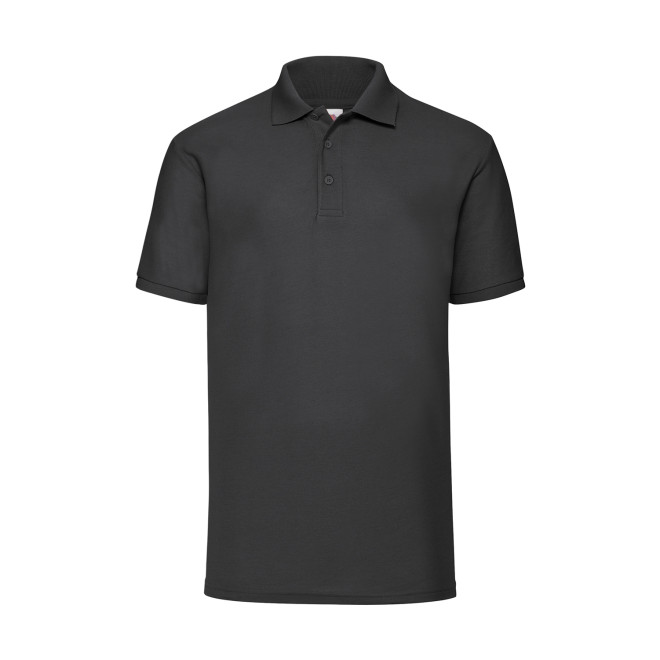 Piqué Polo - Mischgewebe | bis 3XL, Farben: black