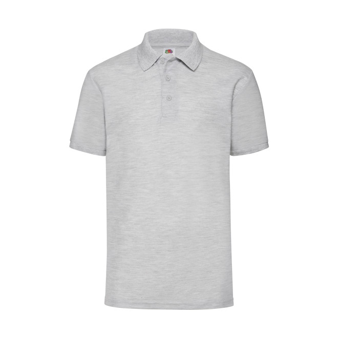 Piqué Polo - Mischgewebe | bis 3XL, Farben: heather grey
