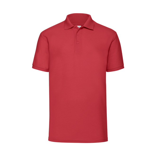 Piqué Polo - Mischgewebe | bis 3XL, Farben: red
