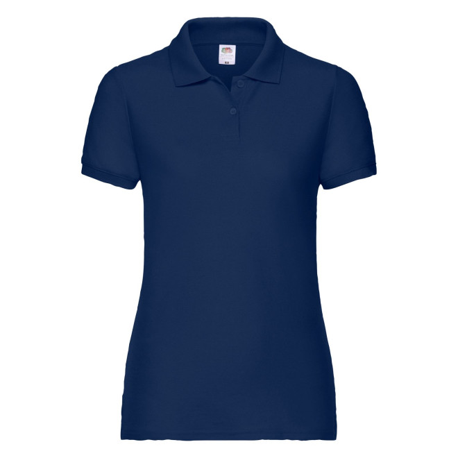 Damen Piqué Polo | Mischgewebe bis 2XL, Farben: navy