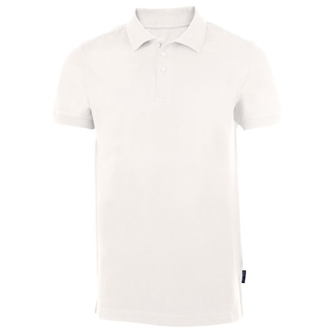 Herren Heavy Stretch Polo - Mischgewebe | bis 5XL, Farben: white