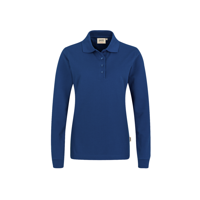 Women Premium Performance Langarm-Polo | Mischgewebe - bis 6XL, Farben Hakro: ultramarin