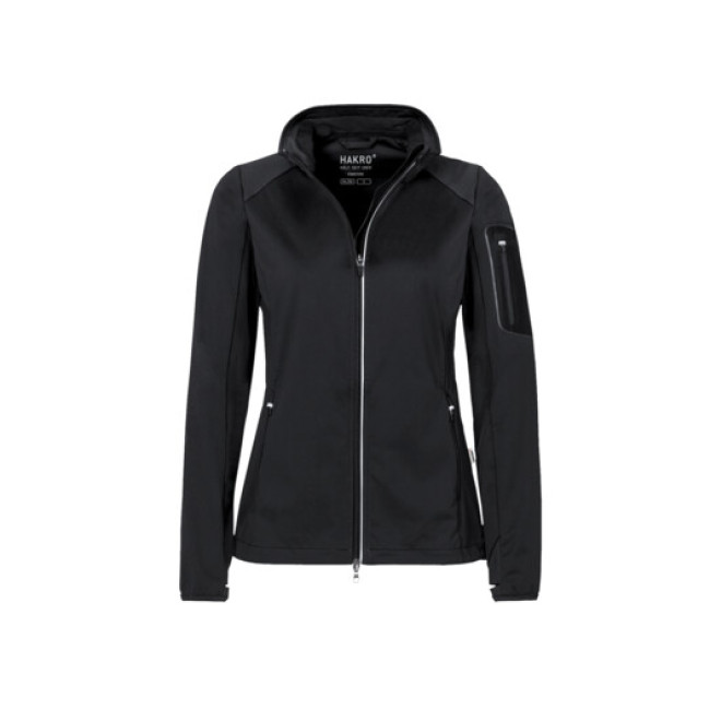 Damen Light-Softshelljacke SIDNEY | bis 6XL, Farben: schwarz
