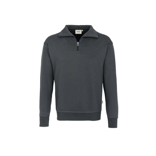 Premium 1/4 Zip-Sweatshirt - Mischgewebe | bis 6XL, Farben: anthrazit