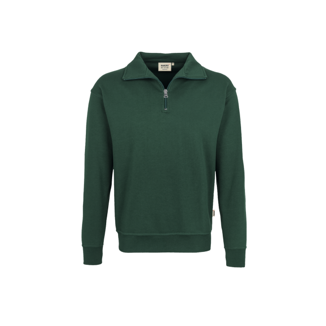 Premium 1/4 Zip-Sweatshirt - Mischgewebe | bis 6XL, Farben: tanne