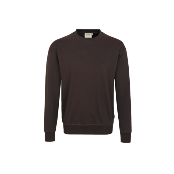 Premium Performance Sweat - Mischgewebe | bis 6XL, Farben: schokolade