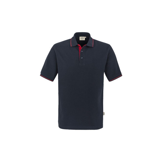 Herren Polo Casual - Baumwolle | bis 3XL, Farben: tinte/rot