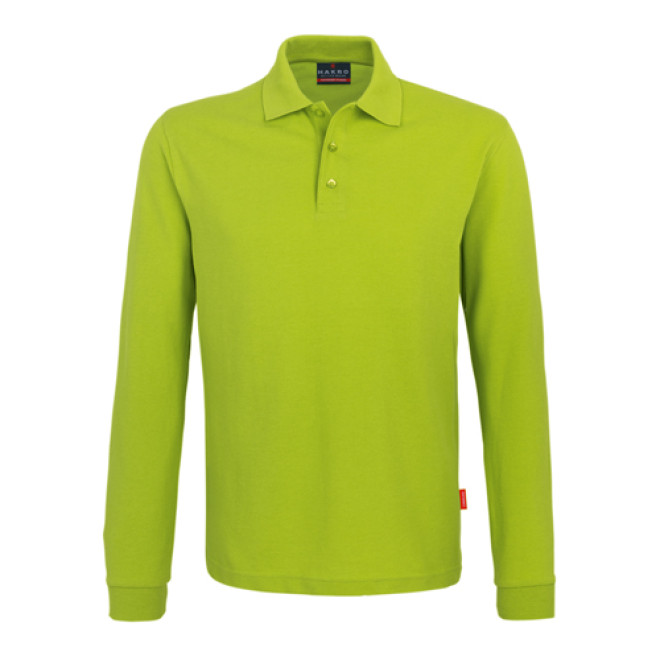 Premium Performance Langarm-Polo - Mischgewebe| bis 6XL, Farben: kiwi