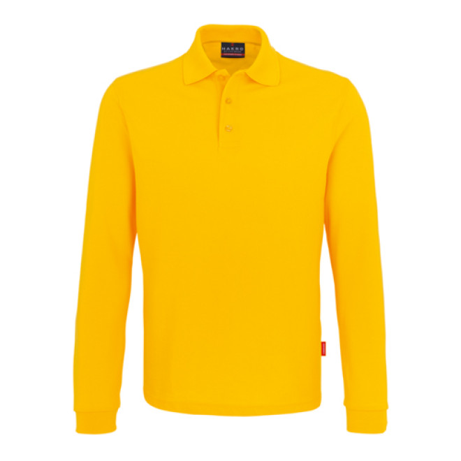 Premium Performance Langarm-Polo - Mischgewebe| bis 6XL, Farben: sonne